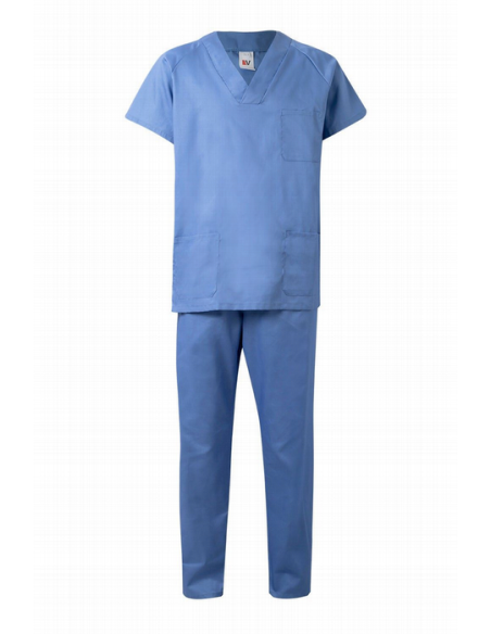 Conjunto Pijama Camisola/Pantalón Velilla - Comodidad y Funcionalidad para Sanidad y Servicios
