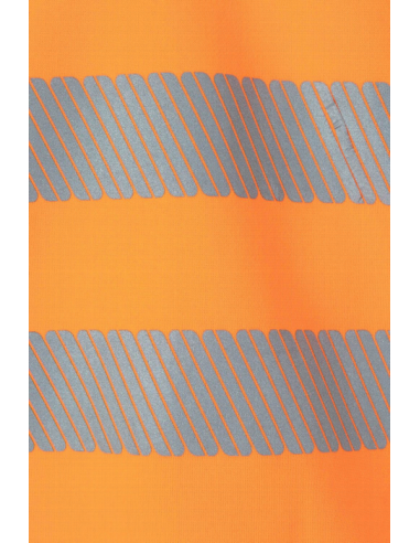 Sudadera bicolor alta visibilidad con media cremallera - 305701 - EN ISO 20471 Clase 1 cinta segmentada