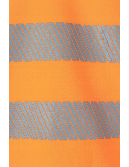 Sudadera bicolor alta visibilidad con media cremallera - 305701 - EN ISO 20471 Clase 1 cinta segmentada