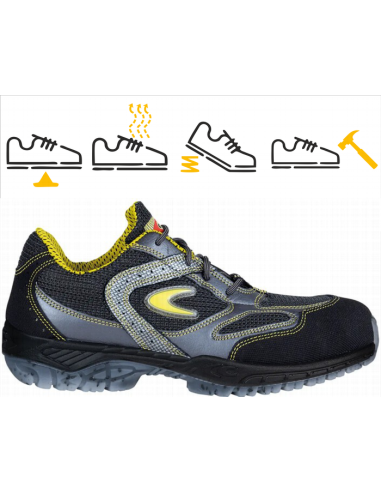 GRAND SLAM S1P SRC  Zapato de seguridad transpirable con tejido BREATEX y puntera de aluminio