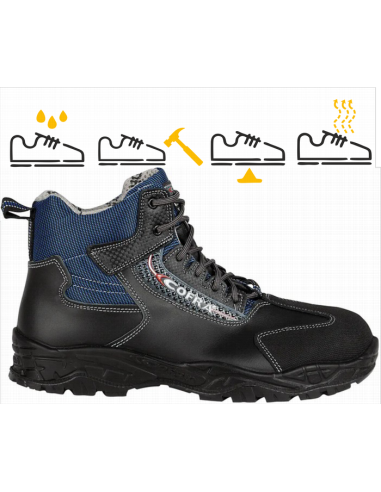 Cofra TRAIL S3 SRC / Bota de seguridad hidrófuga con puntera de acero y plantilla antiperforación