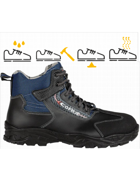 Cofra TRAIL S3 SRC / Bota de seguridad hidrófuga con puntera de acero y plantilla antiperforación