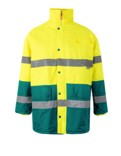 Parka Bicolor de Alta Visibilidad Velilla - Resistente y Segura para Trabajo 2