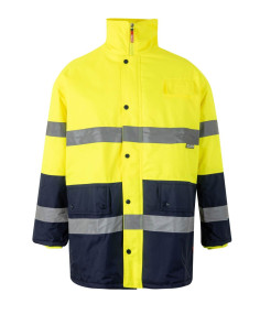 Parka Bicolor de Alta Visibilidad Velilla - Resistente y Segura para Trabajo 2