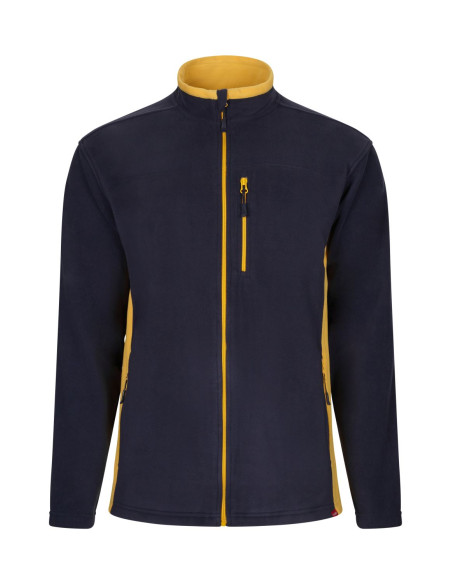 Chaqueta polar bicolor Velilla 201504 de microfibra con cierre de cremallera - Varias tallas y colores