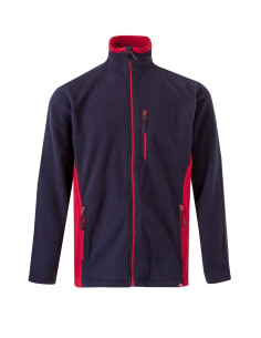 <img alt="Chaqueta polar bicolor Velilla 201504 con cremallera y contraste de colores" /> 2