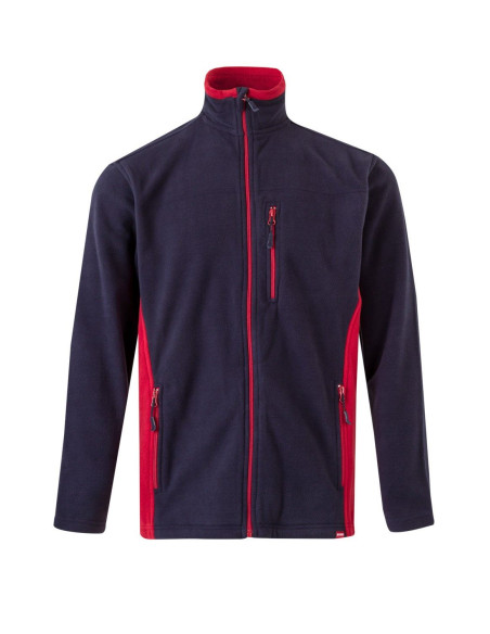 Chaqueta polar bicolor Velilla 201504 de microfibra con cierre de cremallera - Varias tallas y colores