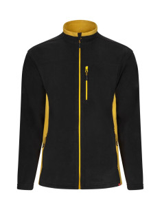 <img alt="Chaqueta polar bicolor Velilla 201504 con cremallera y contraste de colores" /> 2