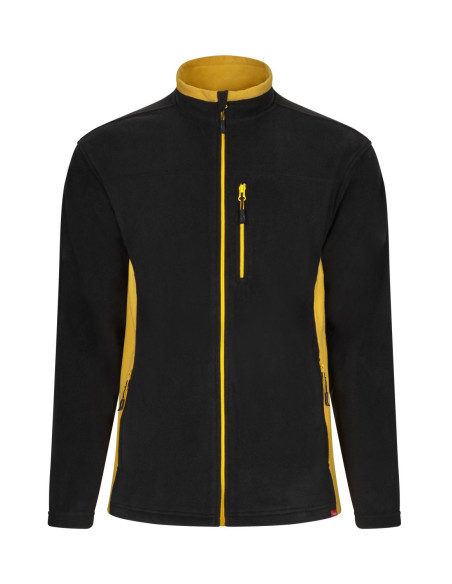 Chaqueta polar bicolor Velilla 201504 de microfibra con cierre de cremallera - Varias tallas y colores