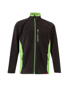 <img alt="Chaqueta polar bicolor Velilla 201504 con cremallera y contraste de colores" /> 2