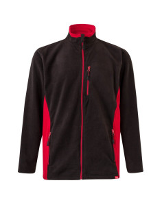 <img alt="Chaqueta polar bicolor Velilla 201504 con cremallera y contraste de colores" /> 2