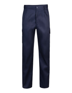 - Pantalón multibolsillos con pinzas y elástico en la cintura, dos bolsillos franceses y cuatro con tapeta para guardar herrami 2