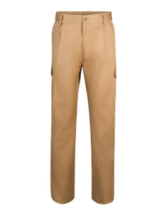 - Pantalón multibolsillos con pinzas y elástico en la cintura, dos bolsillos franceses y cuatro con tapeta para guardar herrami 2
