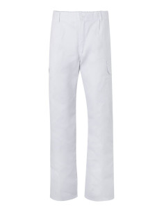- Pantalón multibolsillos con pinzas y elástico en la cintura, dos bolsillos franceses y cuatro con tapeta para guardar herrami 2