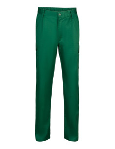 - Pantalón multibolsillos con pinzas y elástico en la cintura, dos bolsillos franceses y cuatro con tapeta para guardar herrami 2