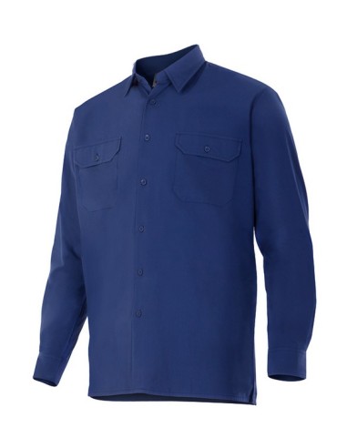 Camisa con bolsillos para trabajos industriales, tejido fino y suave