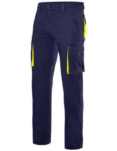 Pantalón Stretch Bicolor Multibolsillos - Velilla con maxima comodidad
