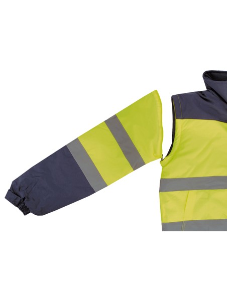 Cazadora acolchada bicolor alta visibilidad | Modelo 161