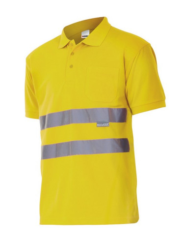 Polo de Manga Corta Alta Visibilidad Velilla - EN ISO 20471 Clase 2