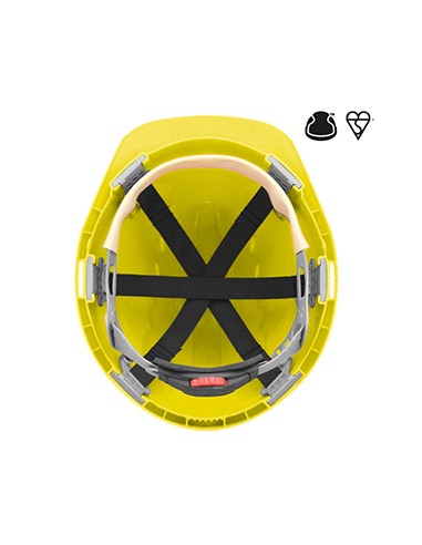 Casco Evo®3 Mid Peak Revolution® Ventilado Blanco - Trinquete Rotativo y Protección Industrial