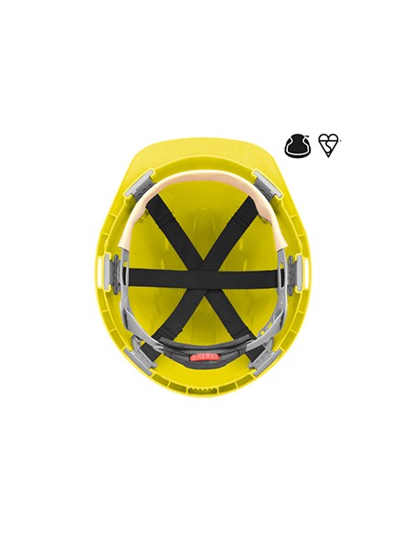 Casco Evo®3 Mid Peak Revolution® Ventilado Blanco - Trinquete Rotativo y Protección Industrial