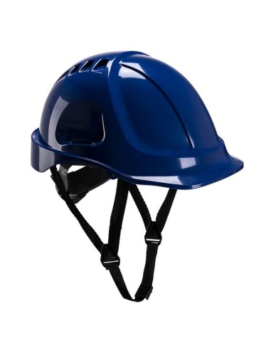 Casco Endurance Plus PS54 de Portwest, casco sin ventilación con arnés de 6 puntos, cumple con normativas EN 397, EN 50365 y AN